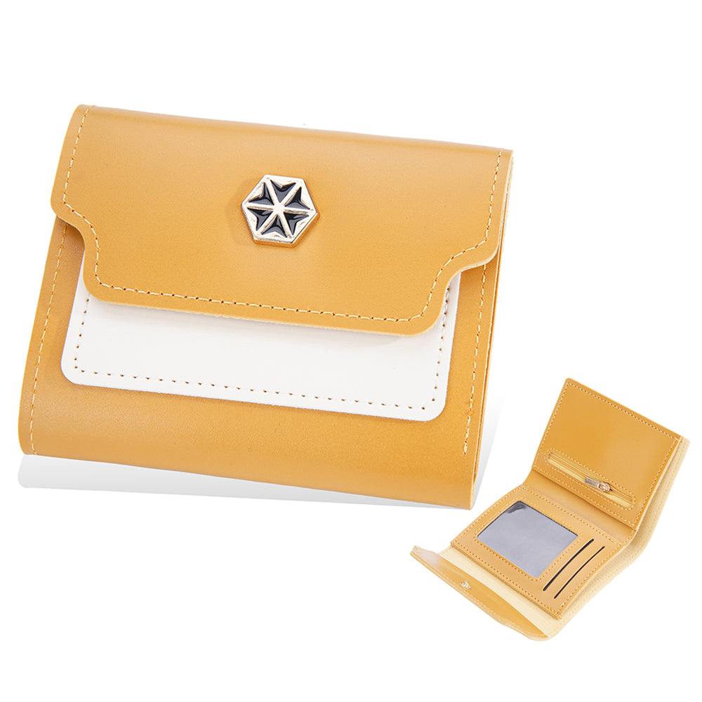 BAELLERRY N2378 Color Splicing Women Short Wallet Card Cash Holder PU Leather Coin Purse BAELLERRY N2378 Color Splicing Women Short Wallet Card Cash Holder PU Leather Coin Purse